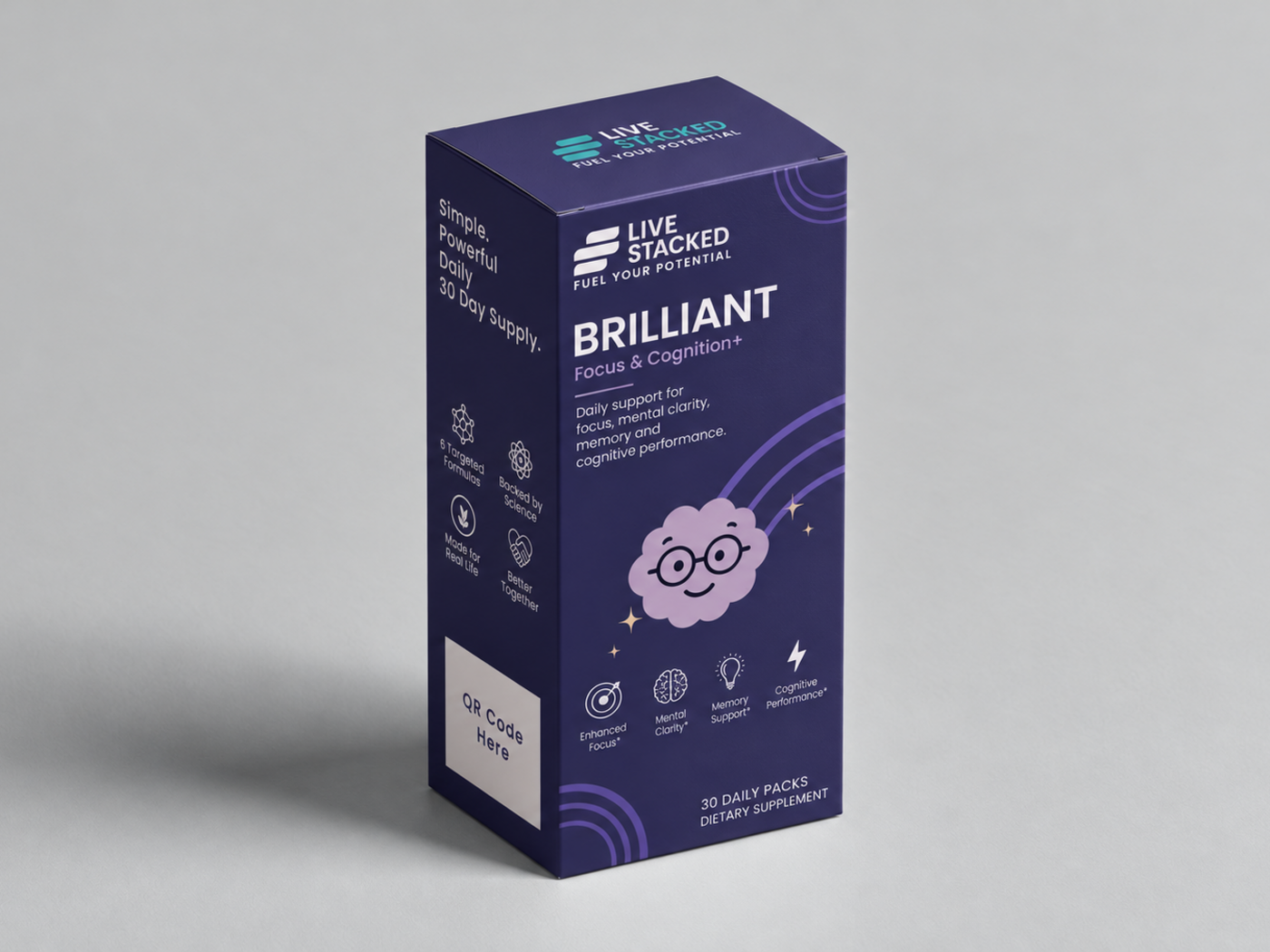 LiveStacked Brilliant Focus and Cognition