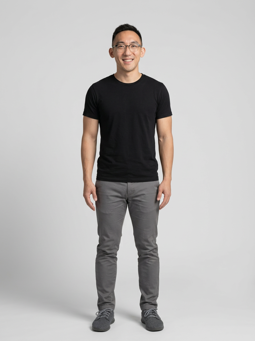 Paul standing, casual portrait